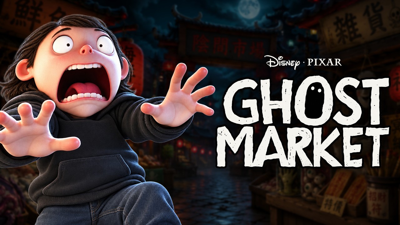 Pixar Rilis Trailer Perdana 'Ghost Market', Film Horor Komedi Pertama Tayang 2028