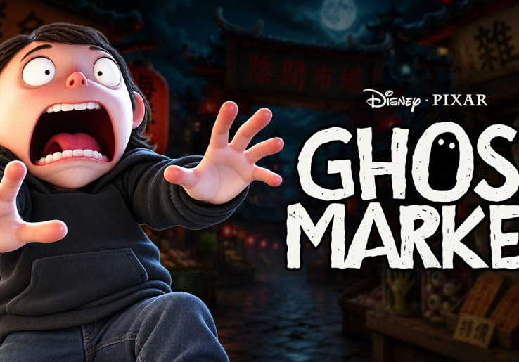 Pixar Rilis Trailer Perdana 'Ghost Market', Film Horor Komedi Pertama Tayang 2028