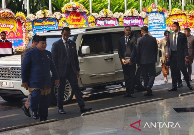 Prabowo Jadi Saksi Akad Nikah Kasespri Rizky Irmansyah di JCC, Jokowi Hingga Wapres Ikut Hadir