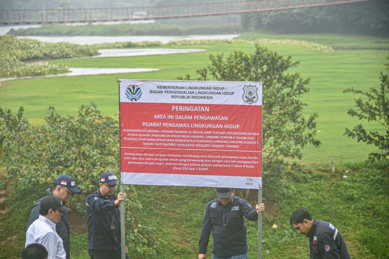 Buang Limbah ke Ciliwung, 4 Hotel di Puncak Disegel KLH