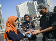 Warga Kembali Nikmati CFD Thamrin - Sudirman