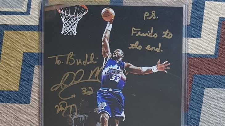 Bertemu Karl Malone karena Kartu Basket