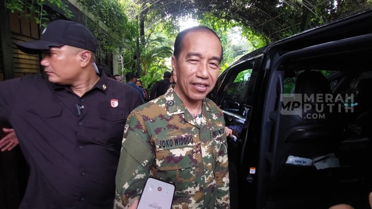 Berseragam Komcad Berangkat ke Akmil, Jokowi: Diundang Prabowo Ikut Parade Senja
