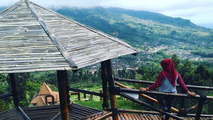 Pemandangan di sekitar sangat indah (Sumber: Instagram/wiedyaw)