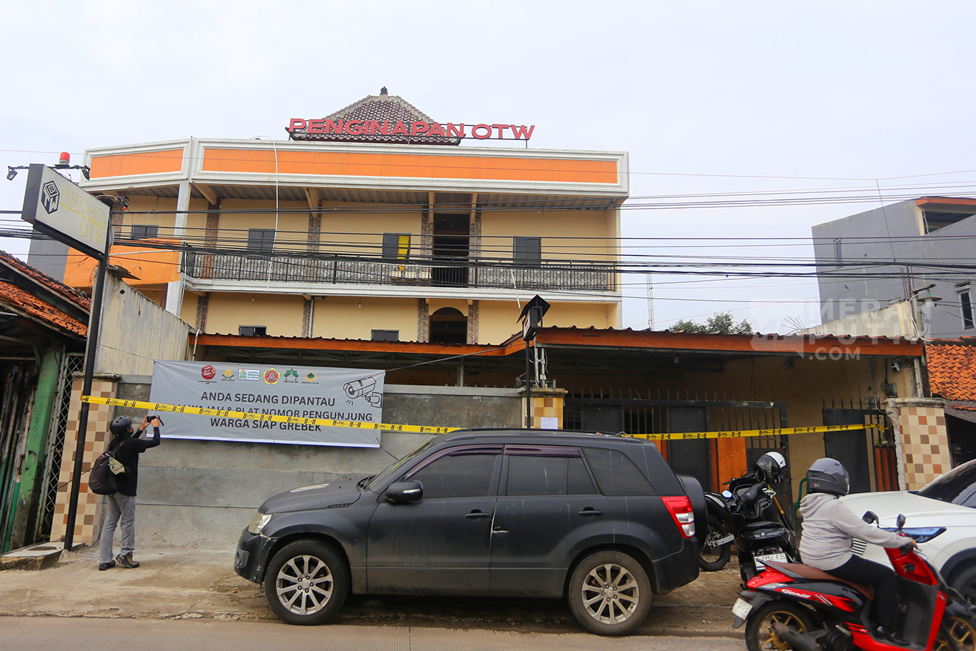 Penginapan OTW di Parung Bogor Disegel Sementara oleh Satpol PP Kabupaten Bogor