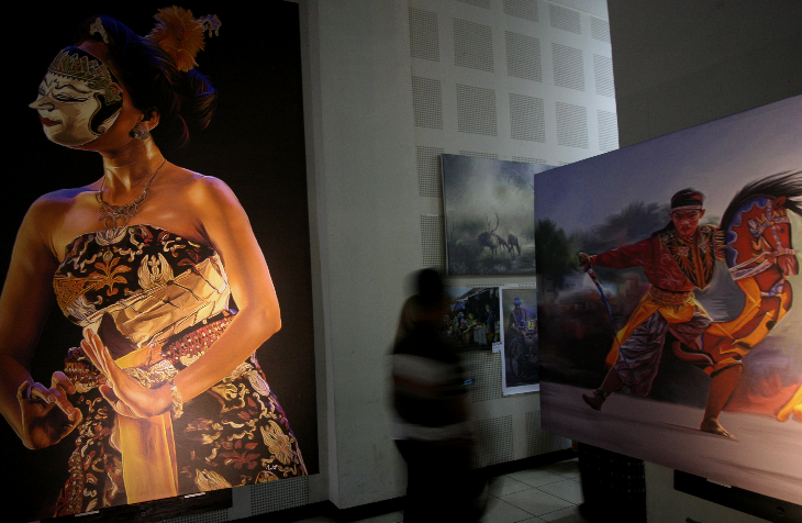 Pameran Karya Seni Panji Ramaikan HUT Kediri