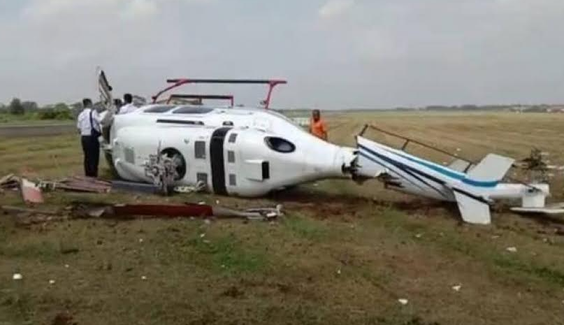 Polisi Ungkap Penyebab Jatuhnya Helikopter Milik Kemenhub