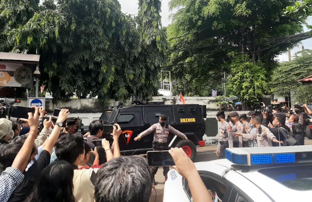 Ferdy Sambo Cs Tiba, PN Jaksel Dijaga Ketat Brimob