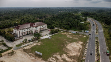 Foto Udara Wilayah Kabupaten Penajam Paser Utara