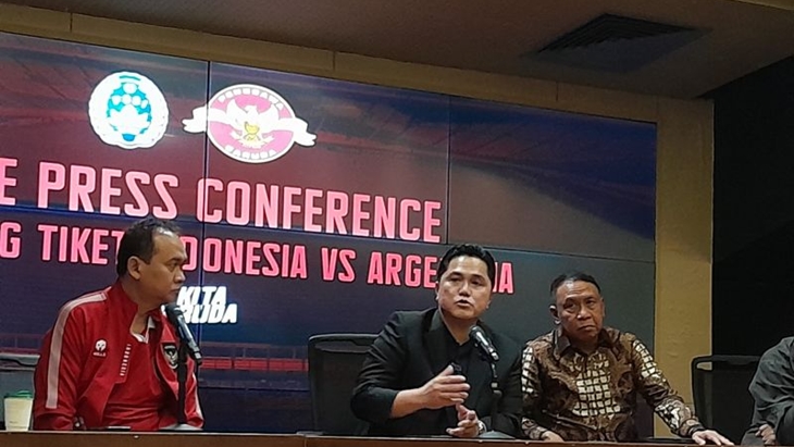 Erick Thohir Sayangkan Pemain Argentina Idolanya Tidak Ikut saat Lawan Indonesia