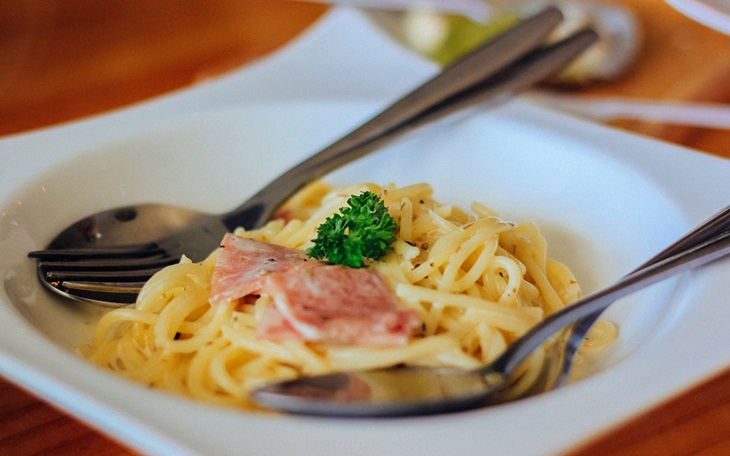 Salted egg carbonara. (Foto: istyle.id)