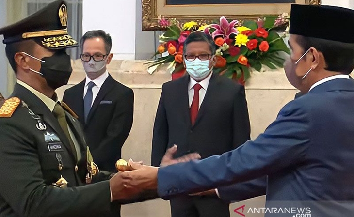 Dilantik Jadi Panglima TNI, Andika Diberi Pesan Khusus oleh Jokowi