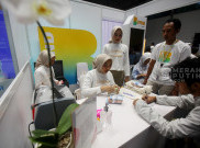 Antusias Warga Menukarkan Uang dalam Program Serambi 2025 di Hall Basket GBK