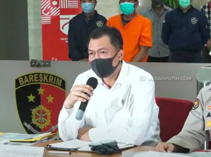 Dirtipidsiber Bareskrim Polri Brigjen Slamet Uliandi. (Foto: MP/Kanugrahan)