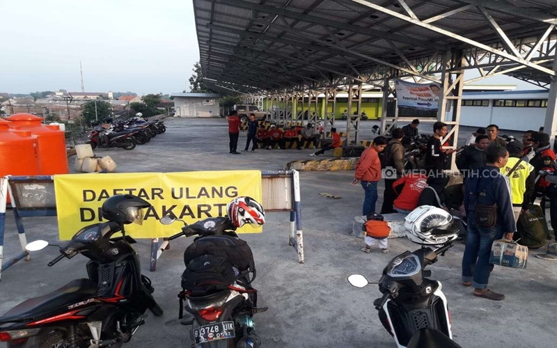 Sebanyak 310 Sepeda Motor Mudik Gratis Kemenhub Diberangkatkan dari Terminal Tirtonadi