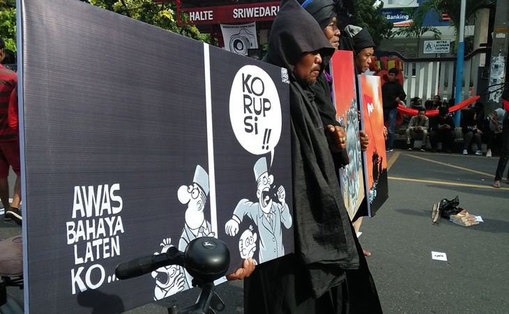 CFD dengan tema Antikorupsi di Solo