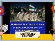 [HOAKS atau FAKTA] : Sejumlah Tentara AS Disandera Pihak Iran