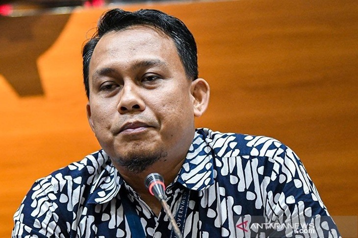 Pelaksana Harian (Plh) Juru Bicara KPK Ali Fikri. (ANTARA FOTO/M Risyal Hidayat/wsj/pri.)