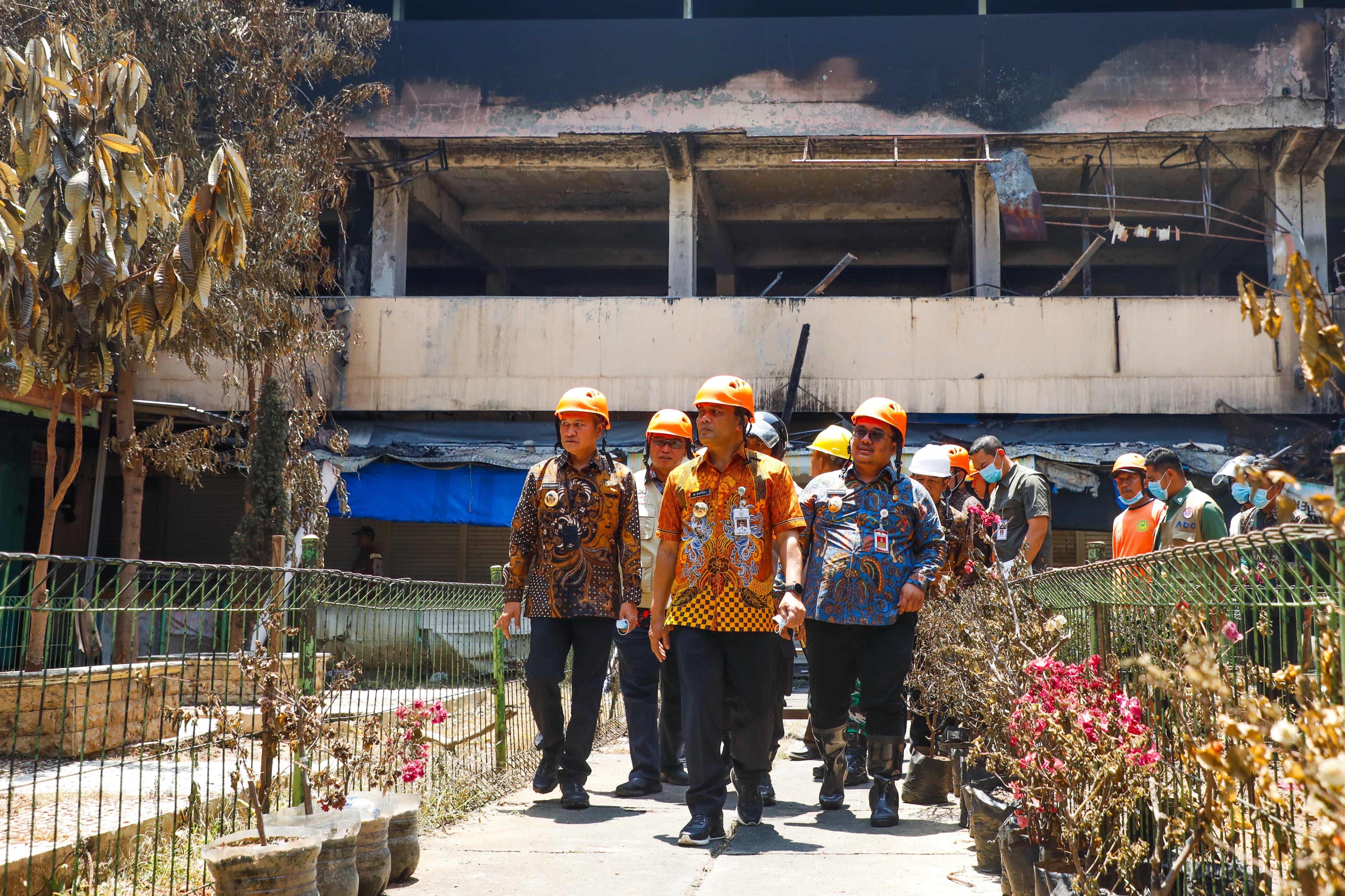 Kerugian akibat Kebakaran Pasar Wonogiri Capai Rp 83 Miliar, Ahmad Luthfi Kebut Pasar Darurat