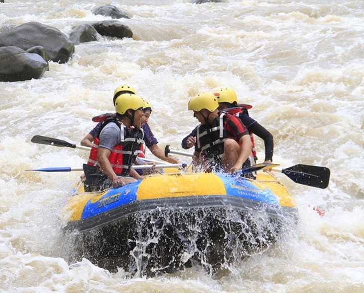 Rafting di Sungai Progo. (Foto: instagram.com/raftingeloprogo)