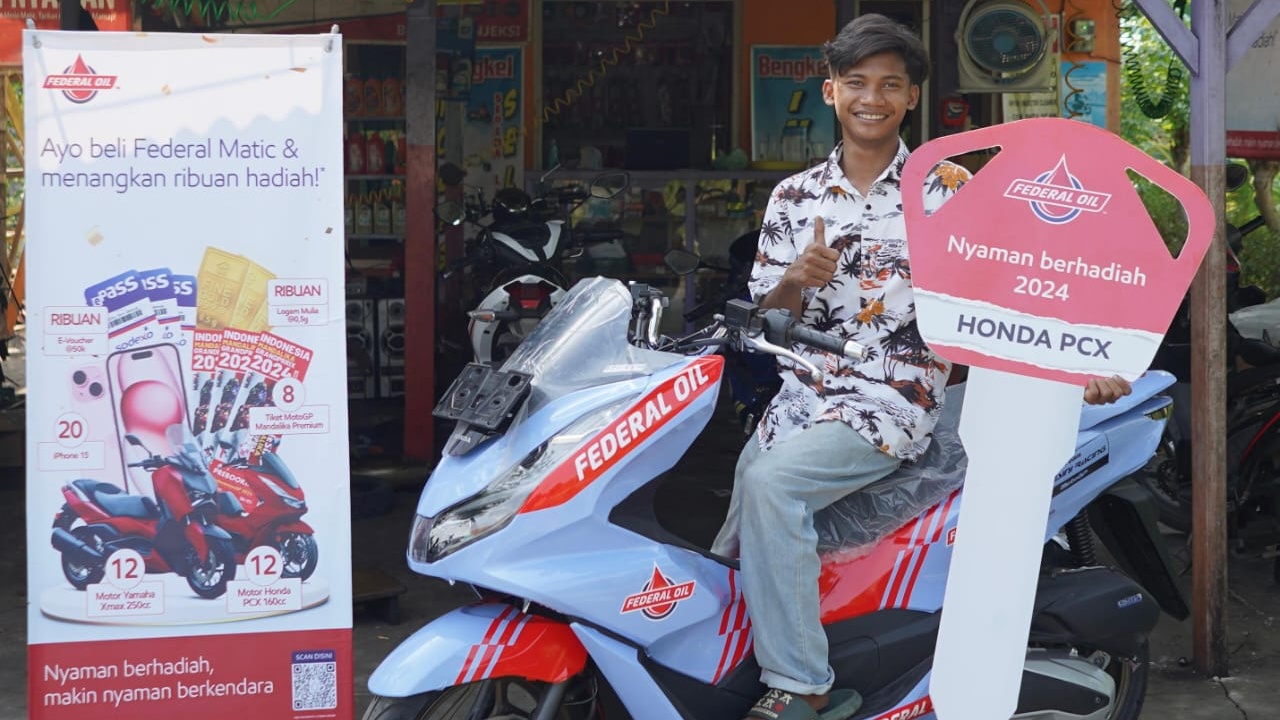 Federal Oil Distribusikan Yamaha XMAX dan Honda PCX untuk Konsumen Beruntung