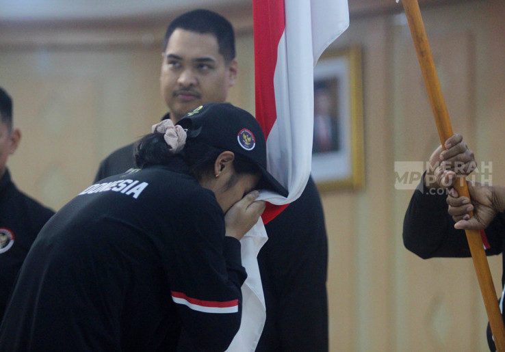 Prosesi Pengukuhan Kontingen Indonesia untuk Olimpiade Paris 2024