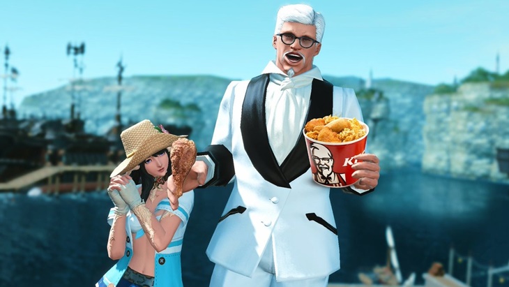 Colonel Sanders Jadi Black Mage di Kolaborasi Terbaru 'Final Fantasy XIV'