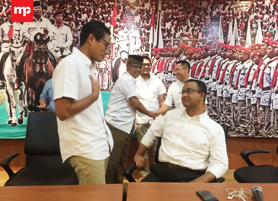 Jelang  Putaran Dua, Paslon Anies - Sandi Sowan ke Rumah Sutiyoso