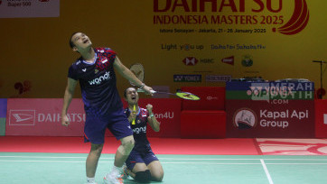 Indonesia Masters 2025: Ganda Campuran Indonesia Rinov/Lisa Melaju ke Semifinal