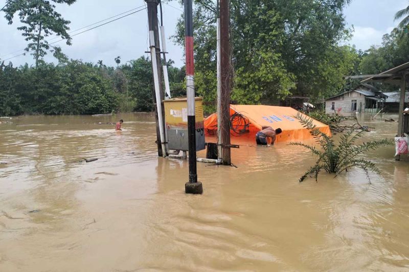 5 Kecamatan di Aceh Timur Dilanda Banjir, Ketinggian Sampai Dada Orang Dewasa