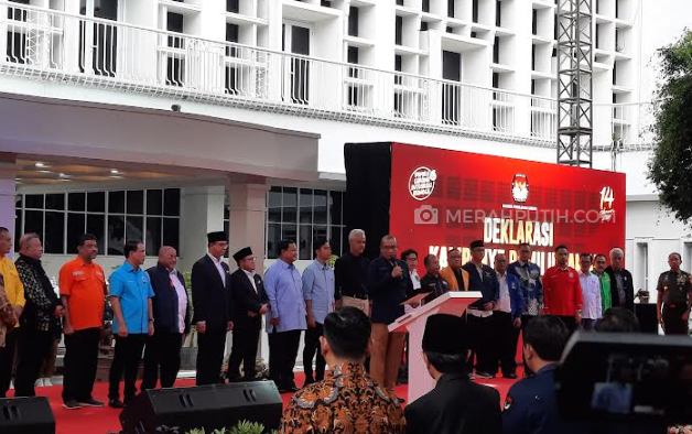 3 Paslon Capres-Cawapres Deklarasi Kampanye Damai di Pilpres 2024