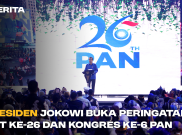 Presiden Jokowi Bukakan Peringatan HUT ke-26 dan Kongres ke-6 PAN