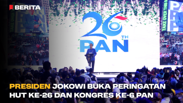 Presiden Jokowi Bukakan Peringatan HUT ke-26 dan Kongres ke-6 PAN