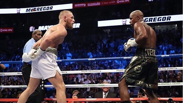Kalahkan McGregor, Mayweather Pertajam Rekor Tak Terkalahkan 