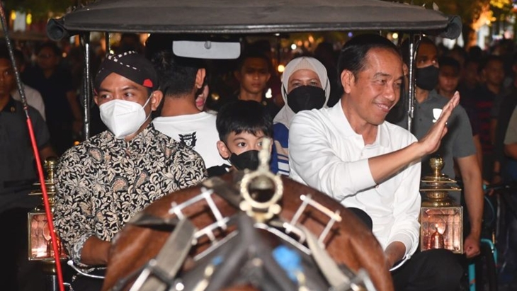 Presiden Jokowi Liburan Bersama Keluarga di Yogyakarta