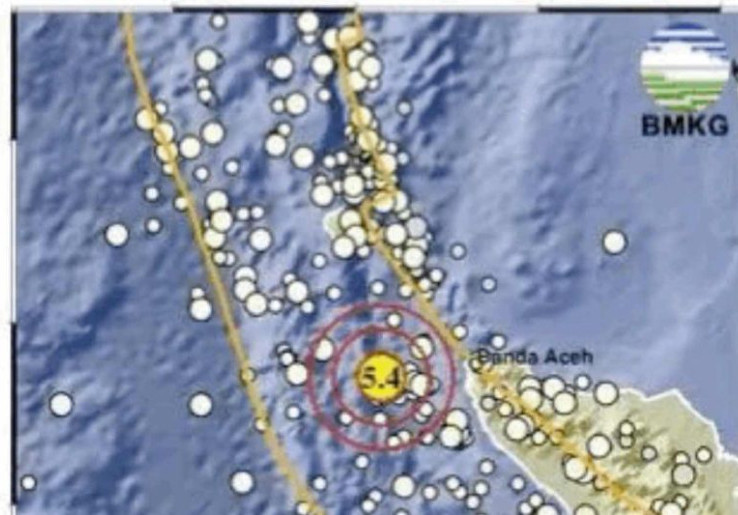 Banda Aceh Diguncang Gempa 5,4 Magnitudo pada Jumat Malam