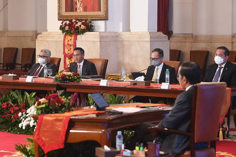 Presiden Joko Widodo saat Business Advisory Council (ABAC). (Foto: Sekretariat Presiden)