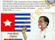 [Hoaks atau Fakta]: Presiden Jokowi Setuju Melepas Papua Barat