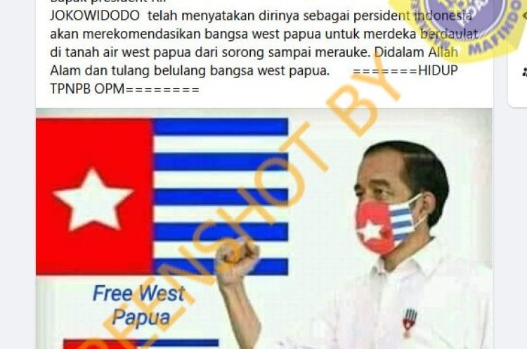 [Hoaks atau Fakta]: Presiden Jokowi Setuju Melepas Papua Barat