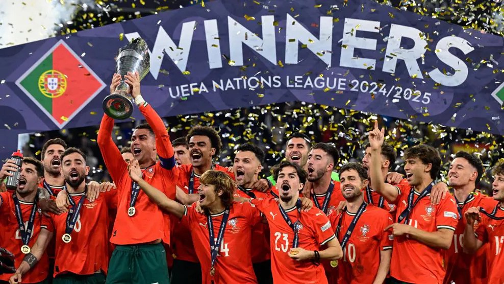 Portugal Juara UEFA Nations League, Cristiano Ronaldo Beri Pesan Menyentuh untuk Lamine Yamal