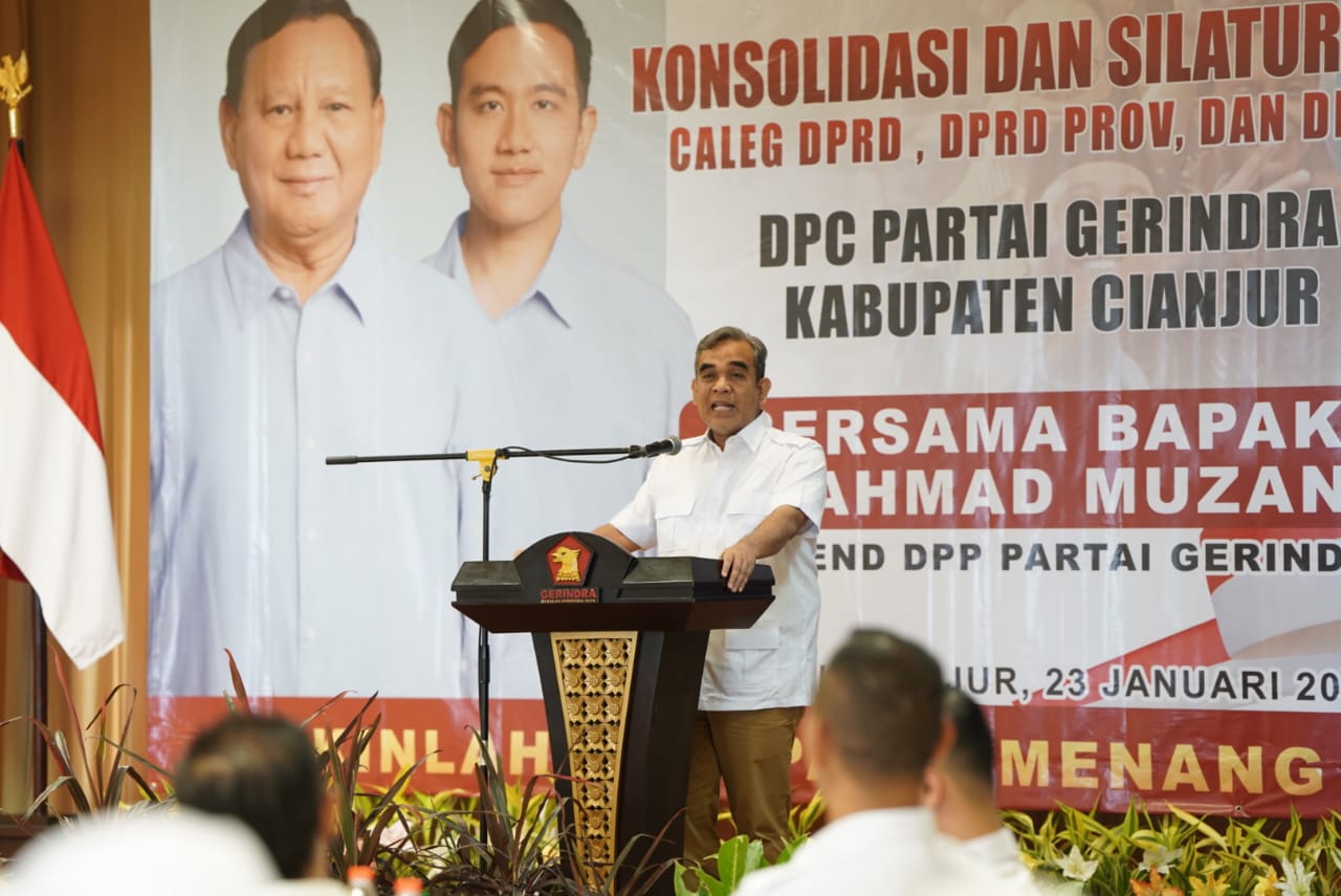 Gerindra Minta Capaian Survei Prabowo-Gibran Jangan Bikin Kader Blunder