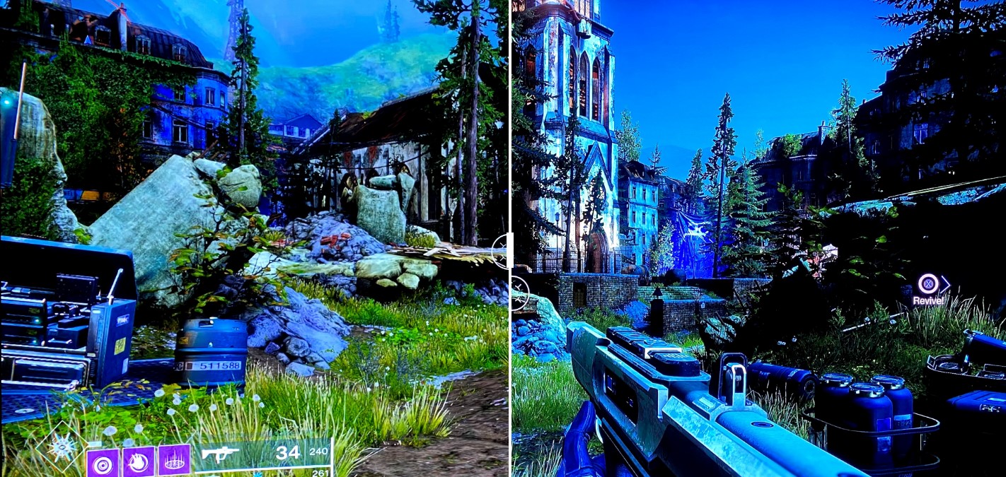 2. Perbandingan grafik Destiny 2 Google Stadia vs Xbox One (Foto: The Verge)