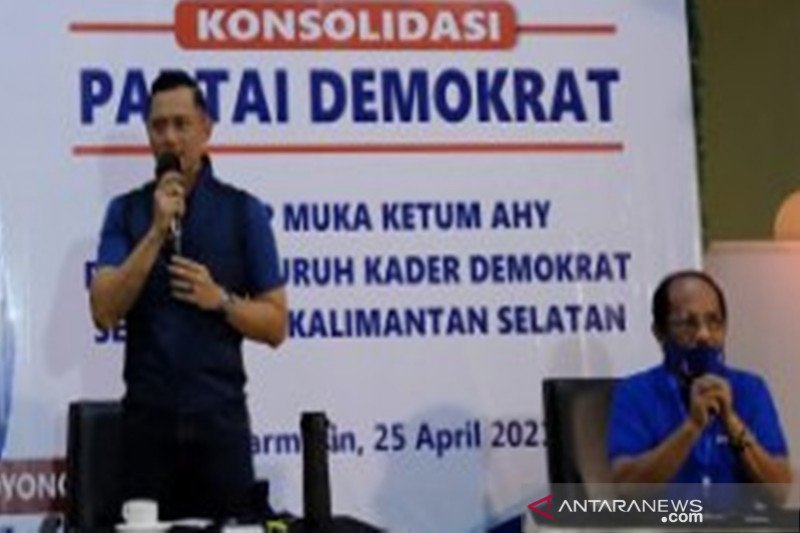 AHY Semangati Kader Demokrat Menangkan Pemungutan Suara Ulang Gubernur Kalsel