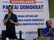 AHY Semangati Kader Demokrat Menangkan Pemungutan Suara Ulang Gubernur Kalsel