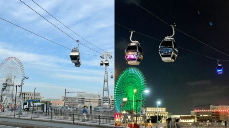 Menikmati Pemandangan Indah Kota Yokohama dari Atas Gondola