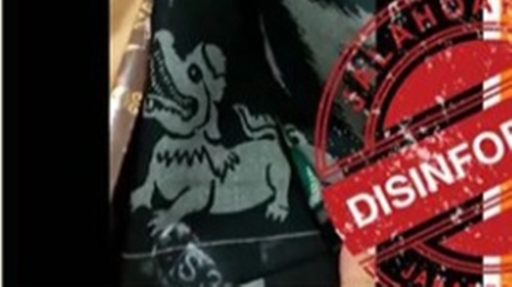 [HOAKS atau FAKTA]: Ada Sarung Tenun Bergambar Anjing