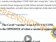 [HOAKS atau FAKTA]: Vaksin Booster Hanya Meningkatkan Risiko Tertular COVID-19