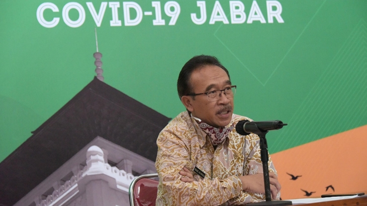 Sekretaris Gugus Tugas Percepatan Penanggulangan COVID-19 Jabar Daud Achmad. (Foto: MP/Humas Pemprov Jabar)