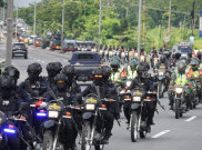 Ratusan Personel Kepolisian Amankan Pelantikan Virtual Gibran Rakabuming