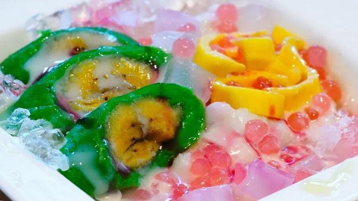 Resep Es Pisang Ijo untuk Berbuka Puasa